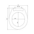 Сиденье для унитаза, полипропилен, 010, Milardo, 010PP00M31