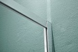 AQ NAA 1142-80 Душевой уголок квадратный, двери раздвижные 800x800x2000 профиль хром, стекло прозрачное