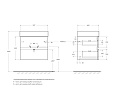 База под раковину подвесная CEZARES MOLVENO 46-60-2C-SO-NR