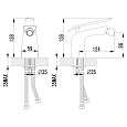 Смеситель Lemark Melange LM4908CW для биде