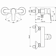 Настенный смеситель для душа Ideal Standard ENTELLA BC235AA