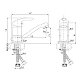 Смеситель Lemark Plus Strike LM1107C для раковины