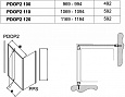 Душевая дверь двухэлементная Ravak Pivot PDOP2-100 (белестящий+транспарент) 03GA0C00Z1