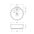 Раковина накладная керамическая BB1306