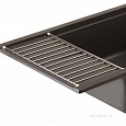 Решетка для кухонной мойки Aquaton Делия 65, 78 из нержавеющей стали с насадками из ПВХ 1A715103DE000