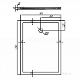 Душевой поддон Aquaton Калифорния 120х90 прямоугольный белый 1A714336CA010