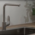 Смеситель для кухни Hansgrohe Focus сталь 31817800