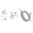F0202100 Гигиенический набор: шланговое подсоединение с держателем, гиг.душ, душевой шланг