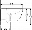 Биде подвесное Geberit Citterio 500.539.01.1