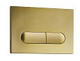 Кнопка смыва EvaGold 04, пластик овал золото для инсталляции EvaGold 400 и EvaGold 500
