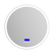 Зеркало BelBagno 800х800 со встроенным светильником 12W, 220-240V, сенсорным выключателем, bluetooth, цифровым термометром, радио SPC-RNG-800-LED-TCH-RAD