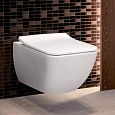 Подвесной унитаз Villeroy & Boch Venticello с микролифтом, безободковый 4611RS01