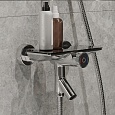 Смеситель для ванны с управлением Push Control, Iddis Shelfy, SHESBBTi02WA