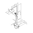 F0750A422 Inspire V2.0, душевая система, набор: см-ль д/душа с термостатом, верхний душ d 250 мм, ру