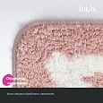Коврик для ванной комнаты, 50x80, микрофибра, розовый, IDDIS, BPQS01Mi12