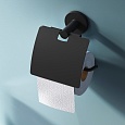 A85A341422 X-Joy, Держатель для туалетной бумаги с крышкой, черный