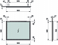 Зеркало Laufen Frame 25 900х700 без подсветки 4.4740.5.900.144.1