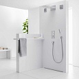 Верхний душ Hansgrohe Rainfall 180 Air белый/хром 28433400