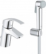 Смеситель для раковины Grohe Eurosmart 2015 с гигиеническим душем 23124002