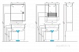 Тумба под раковину Aquaton Инфинити 76 H белый 1A196701IF010