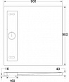 Душевой поддон Jacob Delafon Flight Neus 90x90 E66511-00