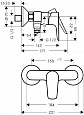 Смеситель для душа Hansgrohe Talis E 71760700