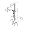 F0750A522 Inspire V2.0, душевая система, набор: см-ль д/ванны/душа с термостатом, верхний душ d 250