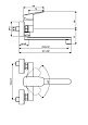Настенный смеситель для кухонной мойки Ideal Standard CERAPLAN BD340AA