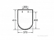 Крышка для чаши Roca Inspira Round Supralit, Soft Close, жемчужный 80152C63B