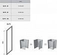 неподвижная стенка одноэлементная Ravak Blix BLPS-90 (белый+транспарент) 9BH70100Z1