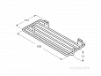 Полотенцедержатель Roca с полкой Rubik 816848001