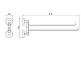 Полотенцедержатель двойной AQUATEK AQ4613CR БЕТТА