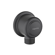 Шланговое подсоединение AQUATEK, матовый черный AQ2461MB КЛАССИК