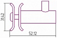 Вешалка-крючок Сунержа Стилье 00100-0050