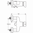 Смеситель для душа Ideal Standard CERAPLUS B8297AA