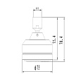 Лейка Lemark LM8023C для верхнего душа, 1-функциональная