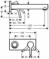 Смеситель для раковины Hansgrohe Talis S 72111000