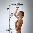 Душевая стойка Hansgrohe Raindance Select 300 2jet Showerpipe хром 27133000