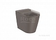 Чаша напольного унитаза Roca Inspira Round, 560 Rimless, кофейный 347526660