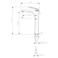 Смеситель Lemark Bellario LM6809C для раковины