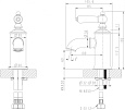 Смеситель для умывальника Bravat Art F175109C