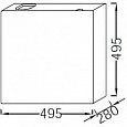 Тумба под раковину Jacob Delafon Terrace 50x50 EB1178-274 черный