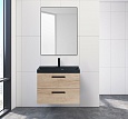 Зеркало BelBagno 600x800 в алюминиевой раме SPC-AL-600-800 Nero