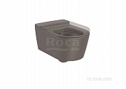 Чаша подвесного унитаза Roca Inspira Round 560, Rimless, кофейный 346527660