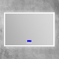 Зеркало BelBagno 1200х800 со встроенным светильником 12W, 220-240V, сенсорным выключателем, bluetooth, цифровым термометром, радио SPC-GRT-1200-800-LED-TCH-RAD