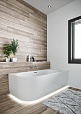 Акриловая ванна Riho DESIRE 184x84 левая +светодиоды с размещением под ванной, B088002005 (BD0600500K00133)