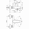 Настенный смеситель для ванны/душа Ideal Standard ENTELLA BC236AA