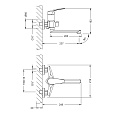 Смеситель Lemark Linara LM0417C универсальный