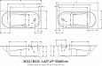 Акриловая ванна Riho LAZY 180x80 правая - PLUG & PLAY, B082005005 (BD7700500000000)