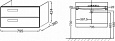 Тумба под раковину Jacob Delafon Rythmik 80x42 EB1302-G1C белый